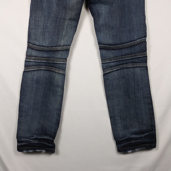 Arketype Jeans Mens 32 x 32 Blue Ripped Distressed Hip Hop Blue Denim - Picture 8 of 8